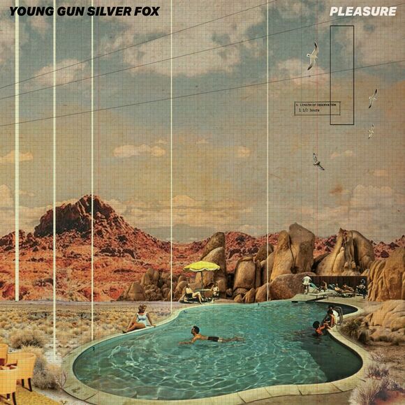 Cover der Band Youn Gun, Silver Fox mit dem Album Pleasure